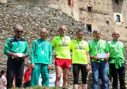 Carlo Villa e Alberto Aimar a sinistra sul podio